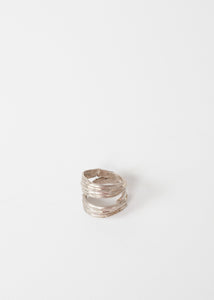 Silver Coil Ring in Sterling