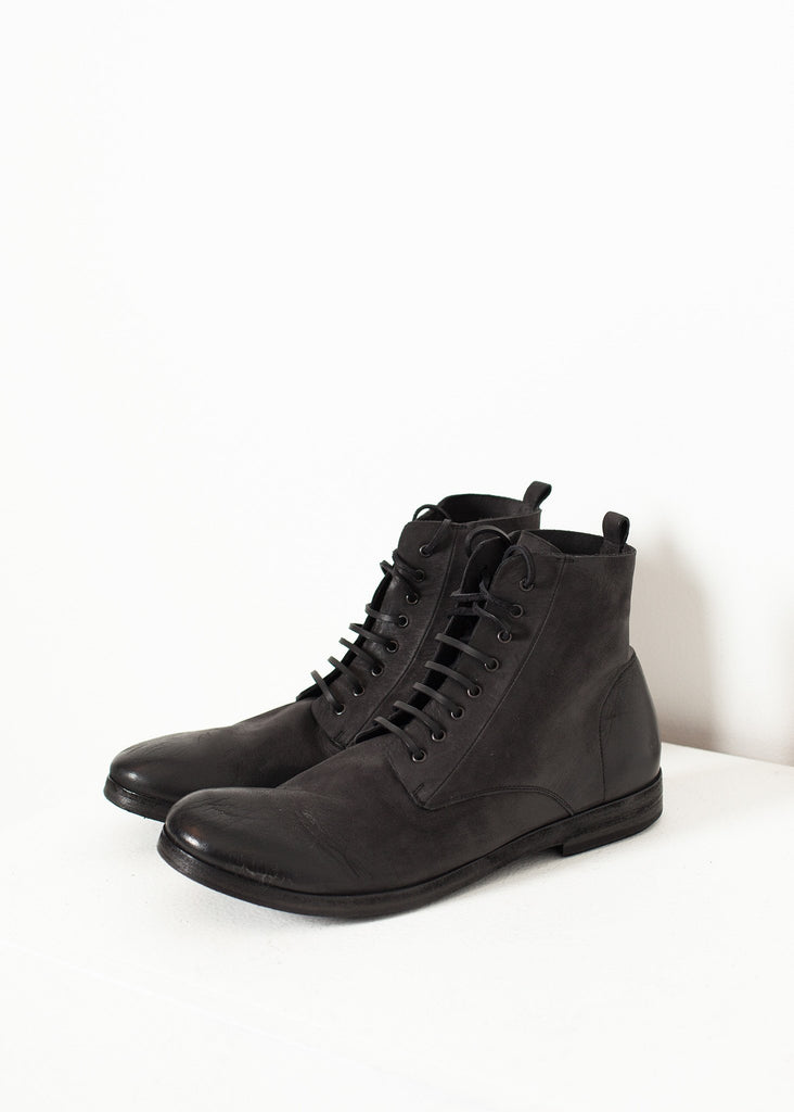 Combat Ankle Boot in Black